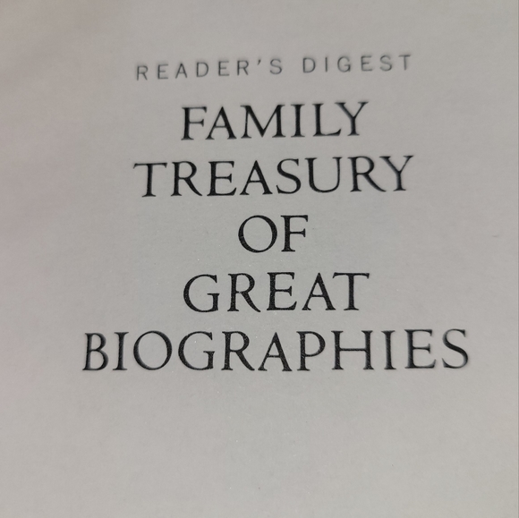 FAMILY TREASURY OF GREAT BIOGRAPHIES  book - Picture 7 of 9